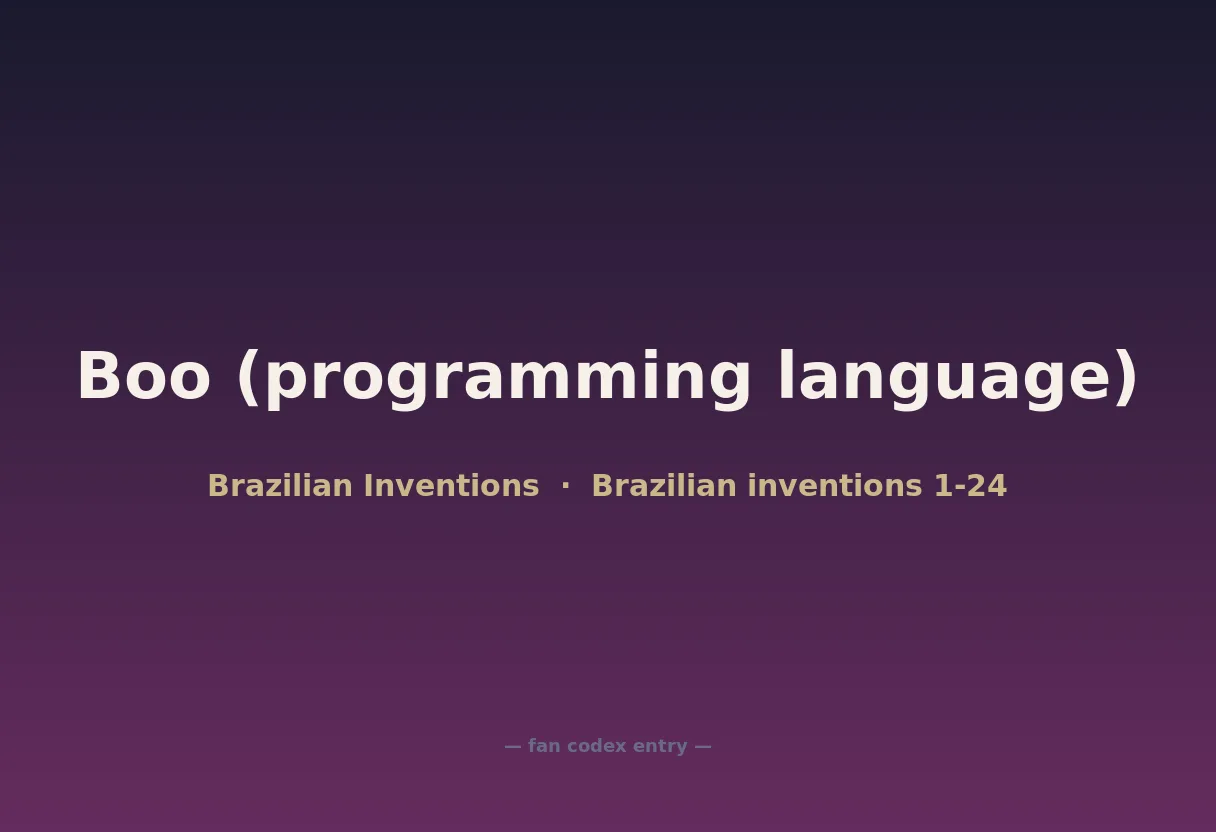 Boo (programming language)