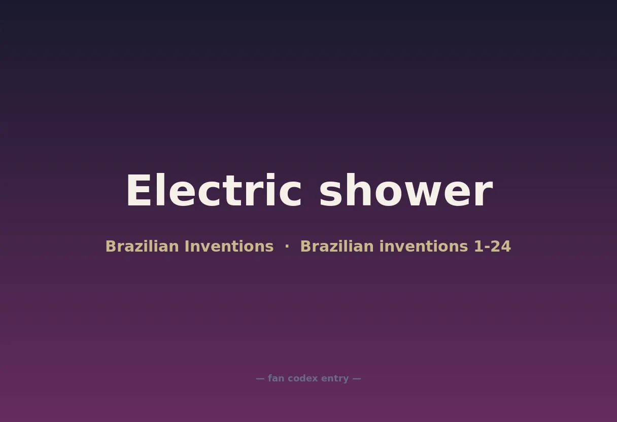 Electric shower
