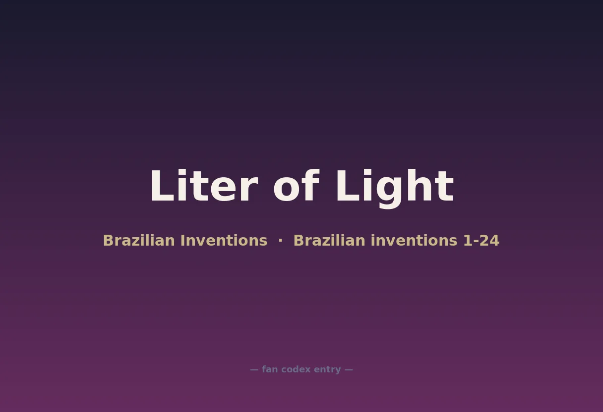 Liter of Light