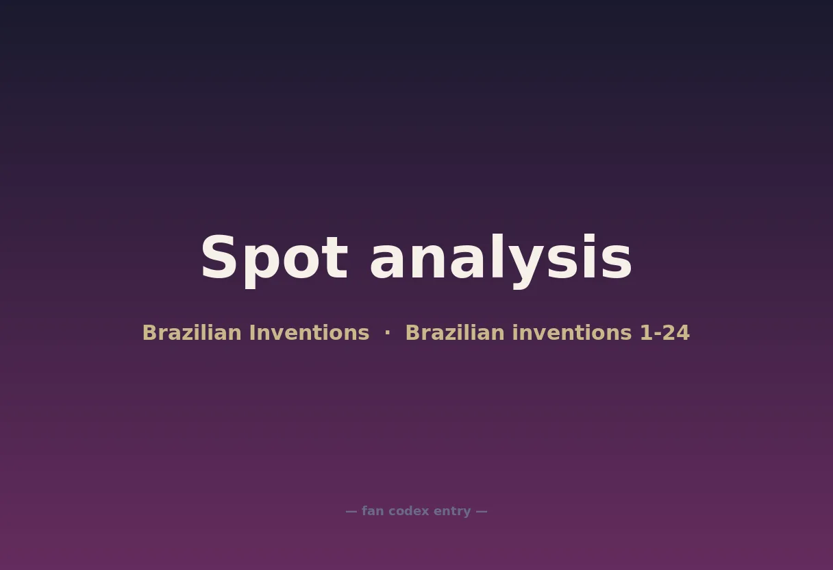 Spot analysis